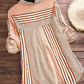 Rosemarie - Gestreepte katoenen blouse