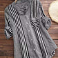 Rosemarie - Gestreepte katoenen blouse